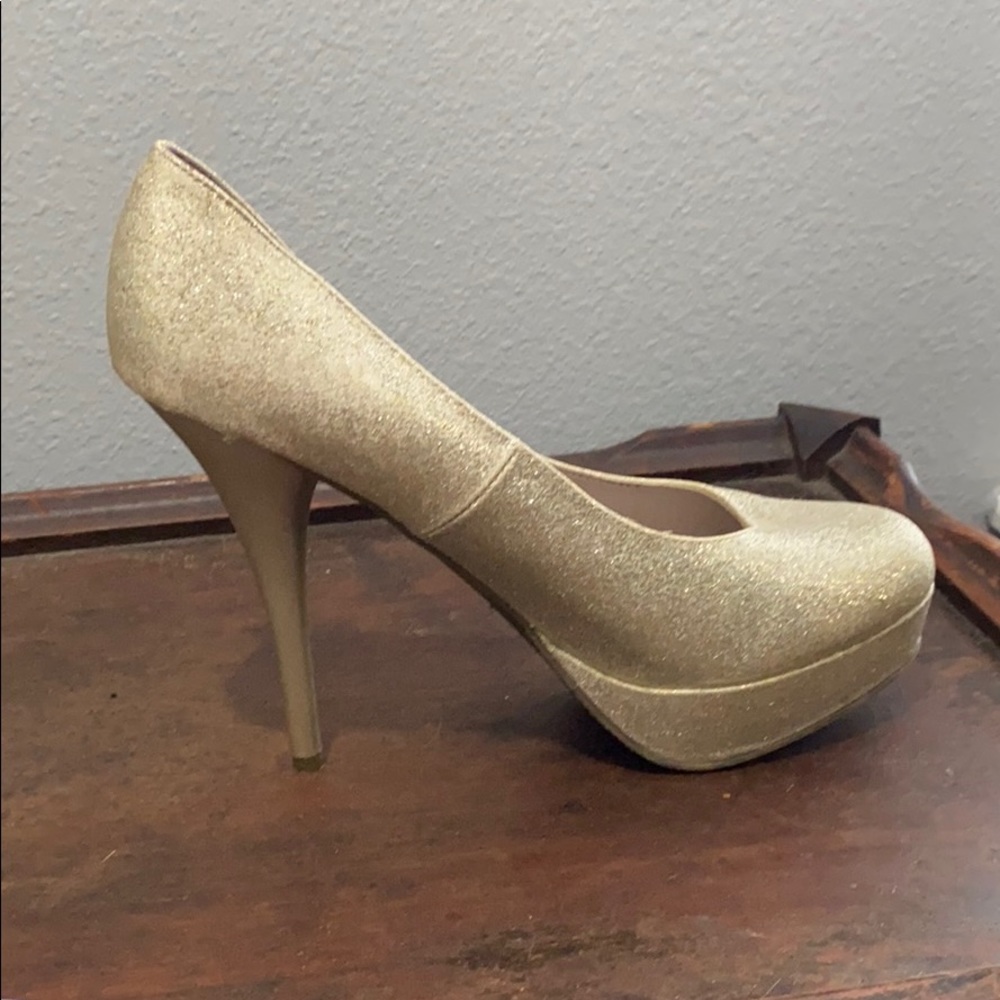Gold heels